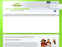Tablet Screenshot of midwoodorthodontics.com